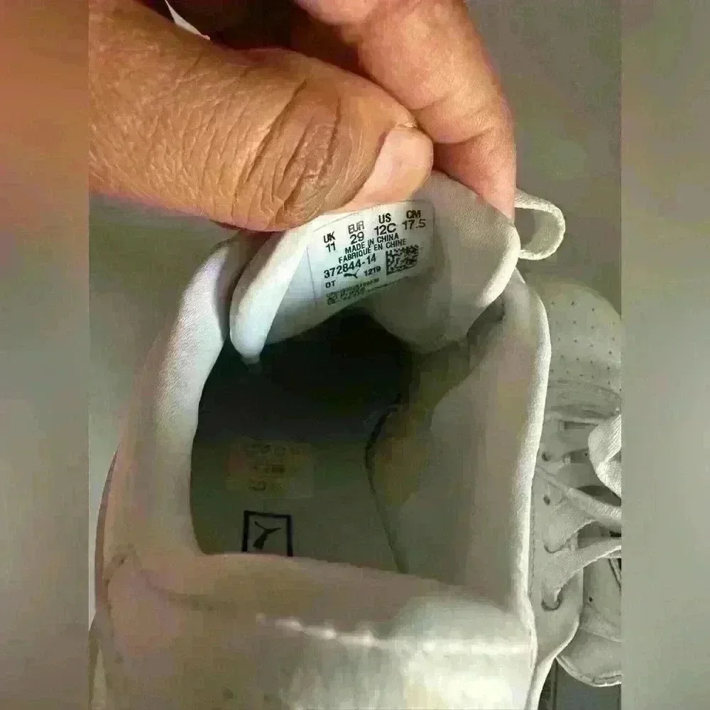 Kids Puma black and white